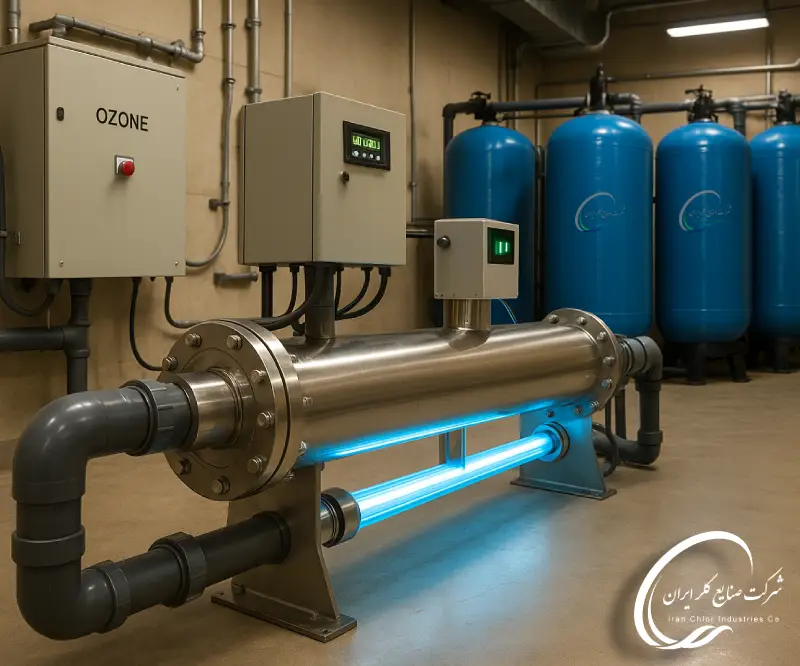 بررسی عملکرد ازن ‌زنی و اشعه UV به‌ عنوان فناوری ‌های نوین مکمل کلرزنی در تصفیه آب