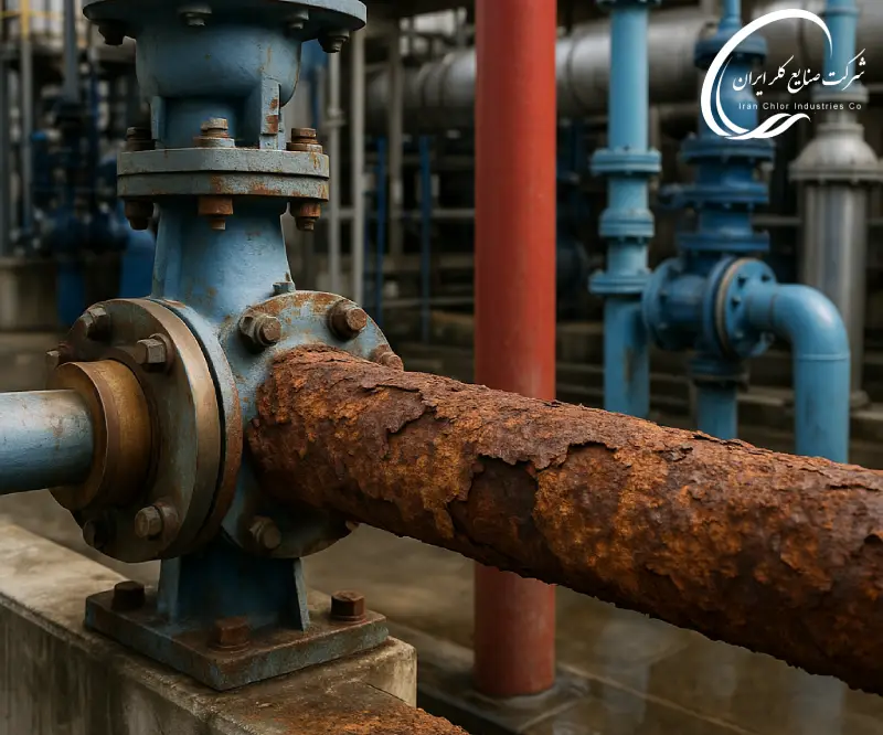 بررسی پدیده خوردگی در تجهیزات و تأسیسات تصفیه آب و فاضلاب