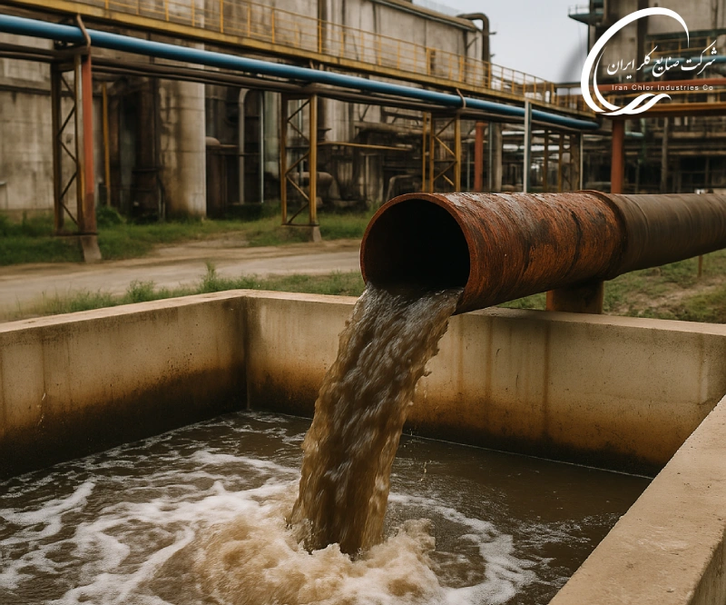تاثیر ماهیت پساب های صنعتی بر ماهیت کلر زنی